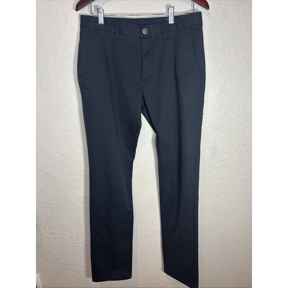 Bonobos Pants Mens 31x34 Navy Straight‎ Leg Chino Casual Cotton
